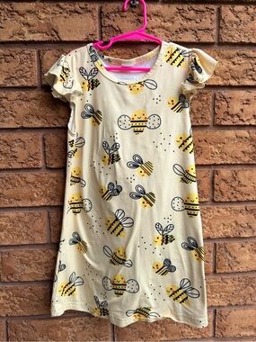 4/$25 • Sweet Honeybee Ruffle Panel Casual Play Dress